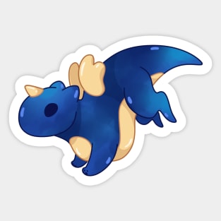 Unigon Chibi Blue Dragon Sticker